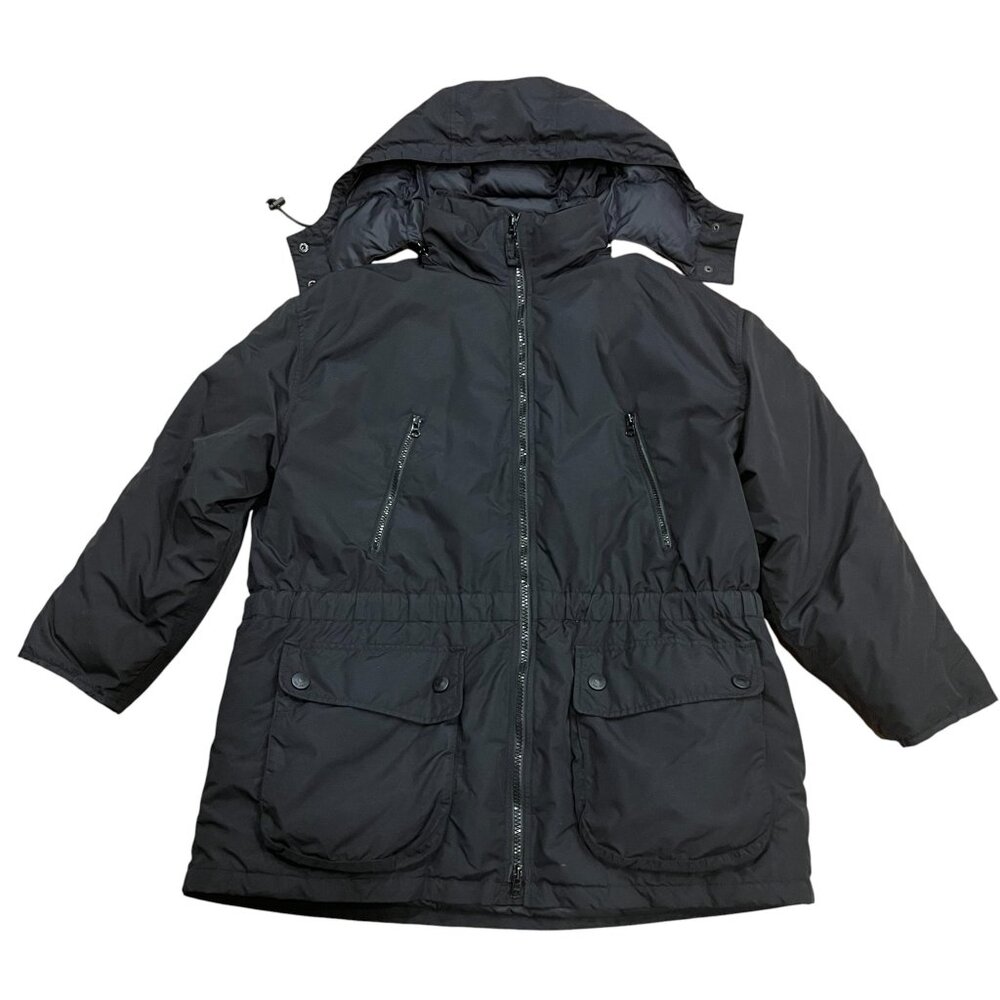 Eddie Bauer Women's Removable Hood Down Parka, Black, XL